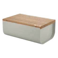 Mattina brödlåda 34 cm, Varm grå-bambu