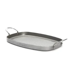 Mineral B grillplatta 2 handtag, 38x26 cm