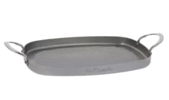 Mineral B grillplatta 2 handtag, 38x26 cm