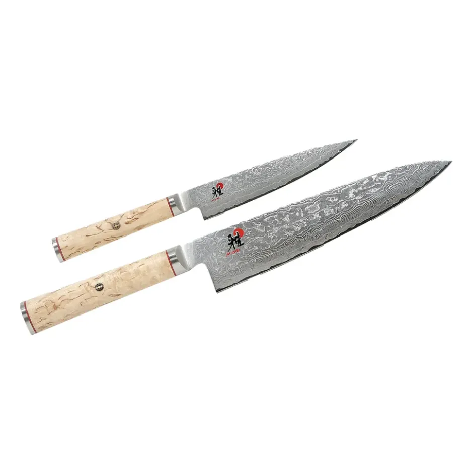 Miyabi Birch 5000MCD knivset 2 delar, Trä