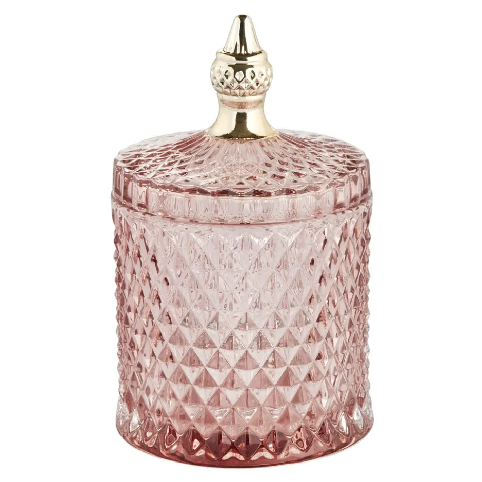 Miya förvaringsburk med lock Ø10,5 cm, Misty rose