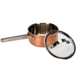Mjölner hamrad kopparkastrull med lock, Vera, 1,6 L