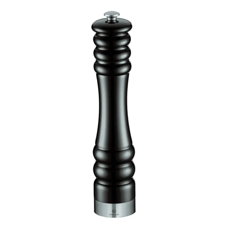 München salt- & pepparkvarn blank svart, 25 cm