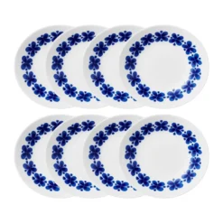 Mon Amie djup tallrik Ø20 cm 8-pack - Blå