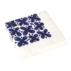 Mon Amie servett 20-pack, Blå-vit