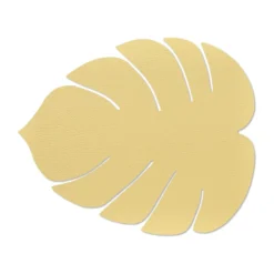 Monstera Leaf Hippo bordstablett L, Guld
