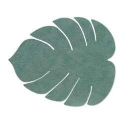 Monstera Leaf Hippo bordstablett L, Pastellgrön