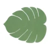 Monstera Leaf Hippo bordstablett L, Forest green