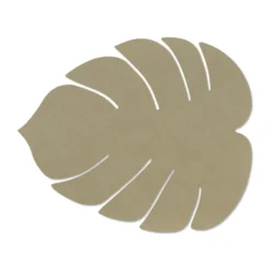 Monstera Leaf Nupo bordstablett L, Herbal dust