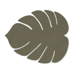 Monstera Leaf Nupo bordstablett S, Army green