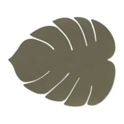 Monstera Leaf Nupo bordstablett L, Army green