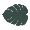 Monstera Leaf Nupo bordstablett L, Mörkgrön