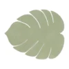 Monstera Leaf Nupo bordstablett L, Olivgrön