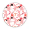Moomin celebration grytunderlägg Ø21 cm, Vit-rosa