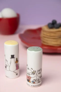 Moomin love salt & pepparkar, Vit-multi