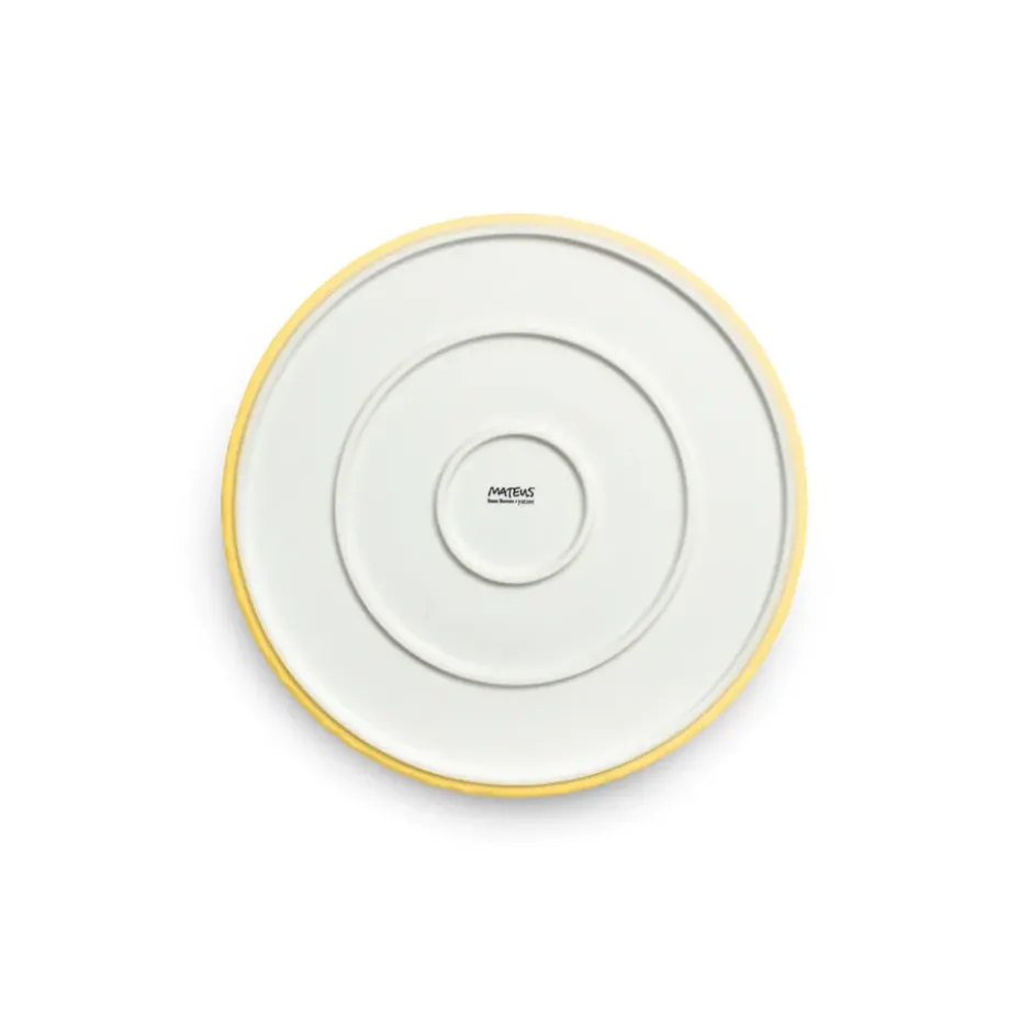 MSY tallrik 25 cm, Gul