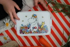 Mumin Äng lunchlåda 12x18,5 cm, Lila-rosa