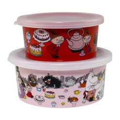 Mumin Picknick Lilla My Snackbox 2-pack, Multi