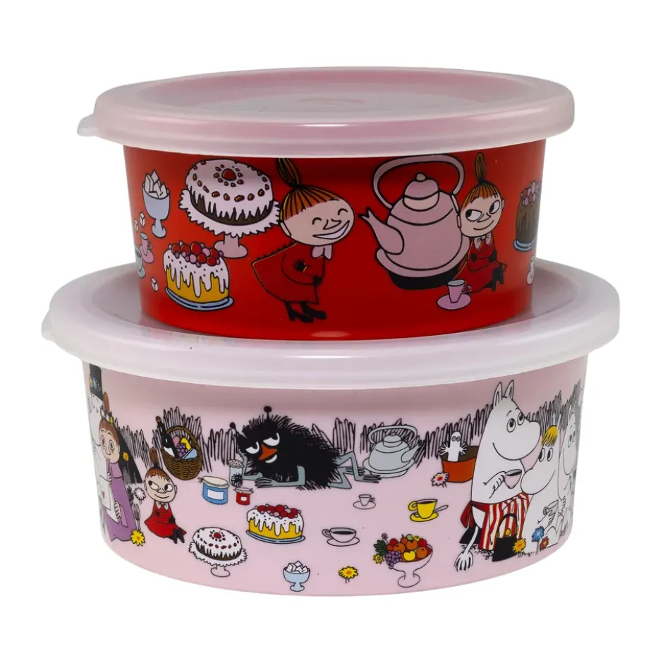 Mumin Picknick Lilla My Snackbox 2-pack, Multi