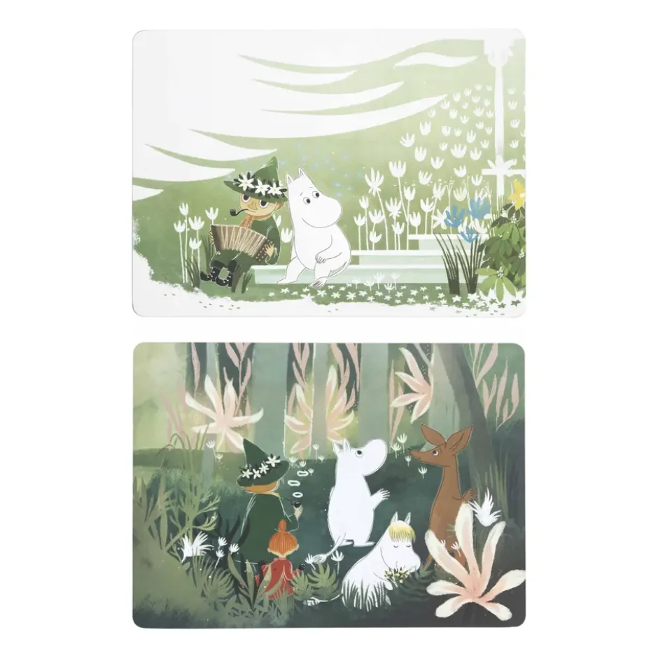 Mumin tallriksunderlägg 2-pack, Multi