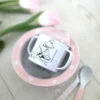 Mumin Vatten & Bad pipmugg & sugkopsstallrik, Rosa
