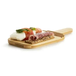 Nature skärbräda bambu med handtag, 26,5 cm
