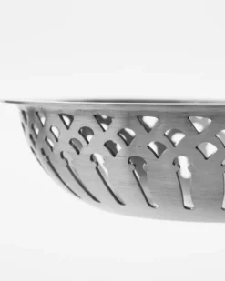 Nicolas Vahé brödkorg 2 delar, Antik silverfinish