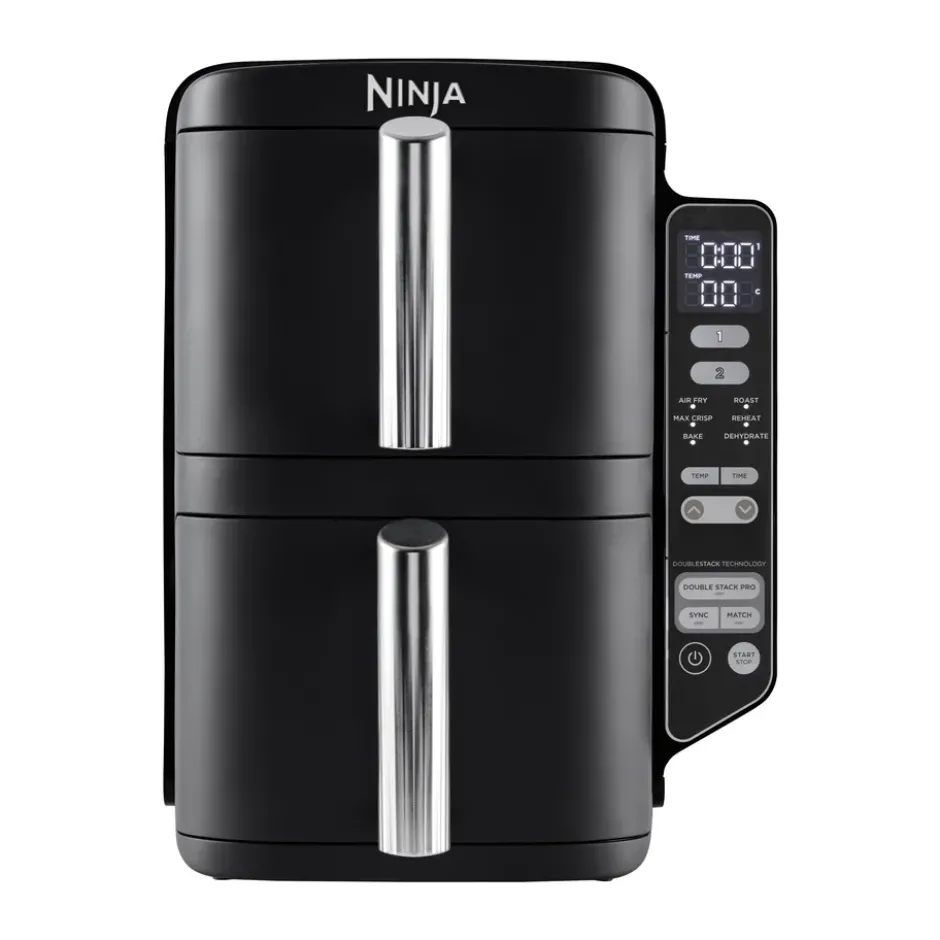 Ninja Air Fryer SL300EU double stack 2 lådor 7,6 L, Svart