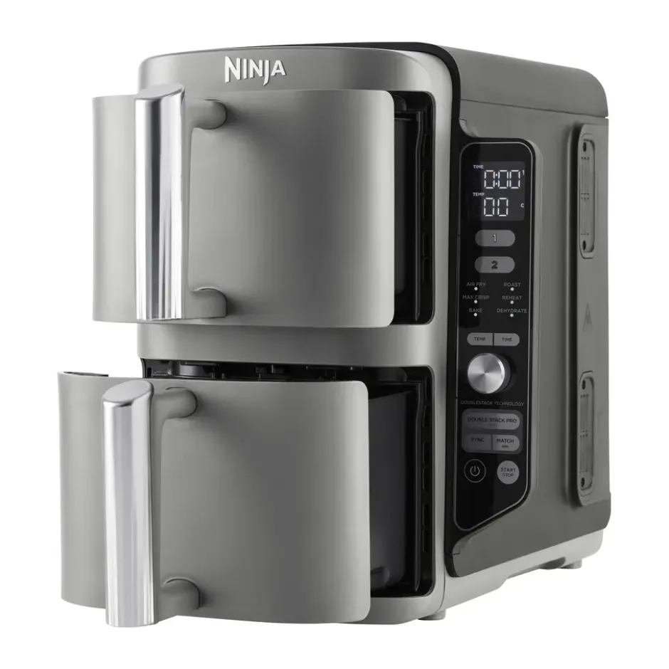 Ninja Air Fryer SL400EU double stack XL 2 lådor 9,5 L, Svart
