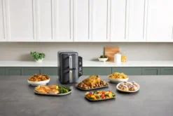 Ninja Air Fryer SL451EU stacked dual zone XL 9,5 L, Svart