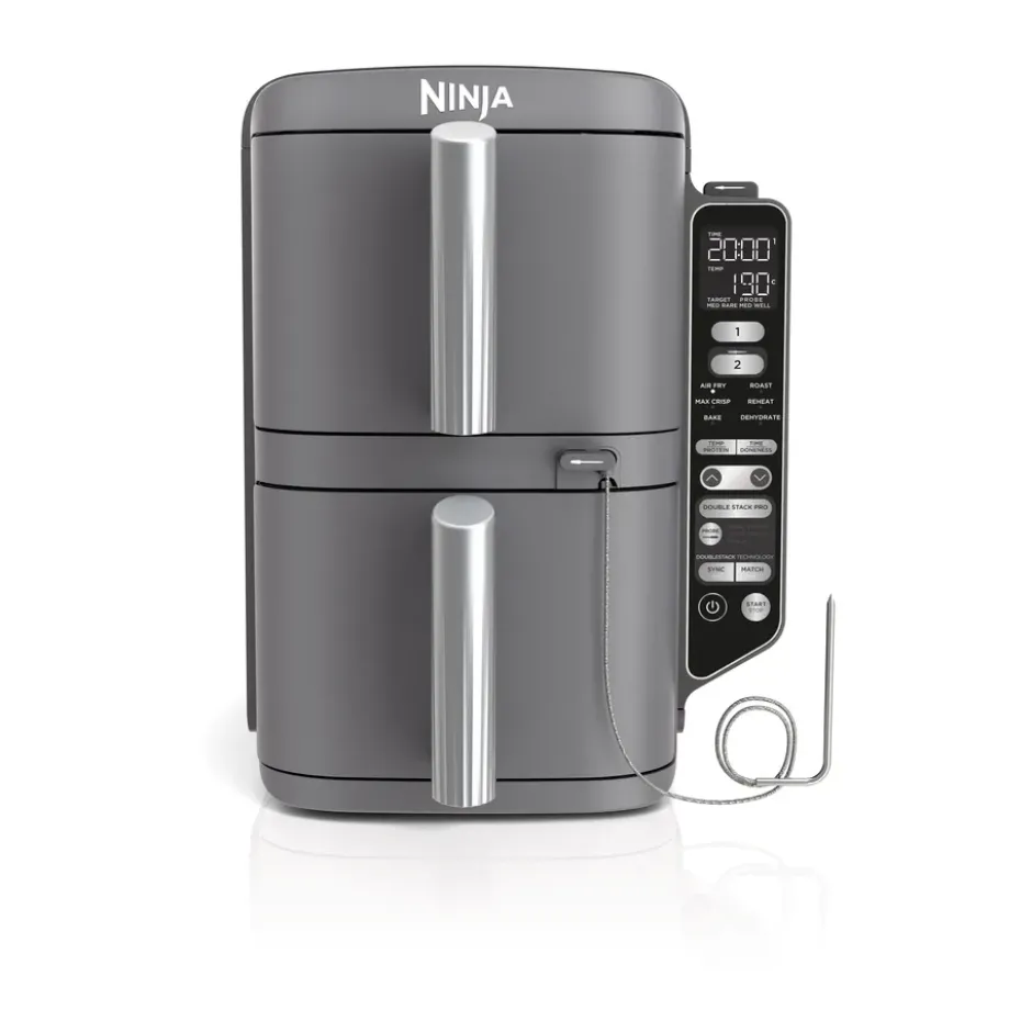 Ninja Air Fryer SL451EU stacked dual zone XL 9,5 L, Svart