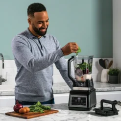 Ninja BN750 2-i-1 blender med Auto-iQ, Svart