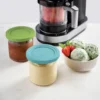 Ninja CREAMi behållare med lock 2-pack 709 ml NC500-serien (NC500/NC501/NC502), Rosa/gul