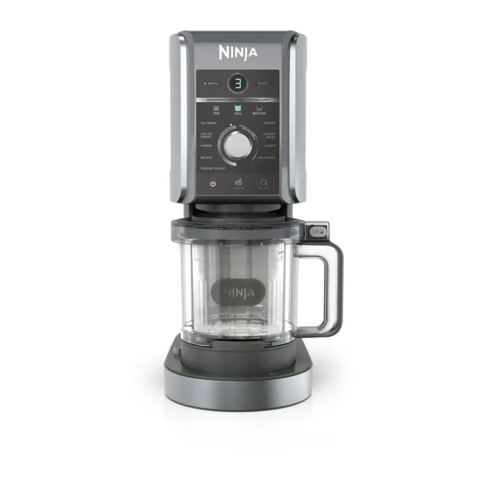 Ninja CREAMi deluxe NC502EU glass- och dessertmaskin, Black