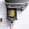 Ninja Foodi Max AF451 Airfryer Dual Zone m termometer 9,5 L, Svart