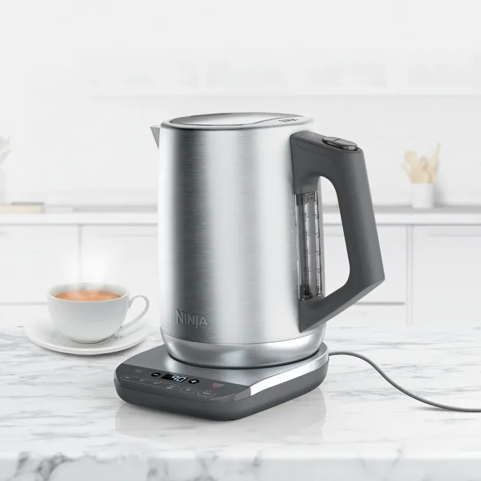 Ninja KT201 vattenkokare m temperaturinställning 1,7 L, Rostfritt stål-silver
