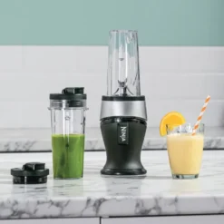Ninja QB3001 blender 2x47 cl, Svart