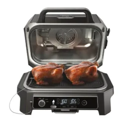 Ninja Woodfire elektrisk grill OG850EU smart cook system, Svart