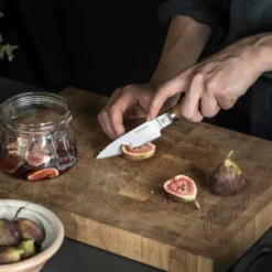 Norden kockkniv + grönsakskniv knivset 2 delar, Rostfritt stål-björk