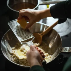 Norden rivjärn grovt, Rostfritt stål-björk
