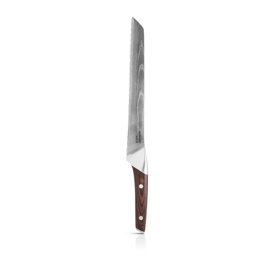 Nordic Kitchen brödkniv 24 cm, Damaskusstål