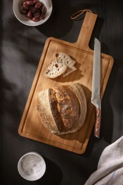 Nordic Kitchen brödkniv 24 cm, Damaskusstål