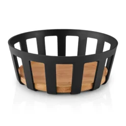 Nordic kitchen brödkorg, Black, large, Ø24,5 cm