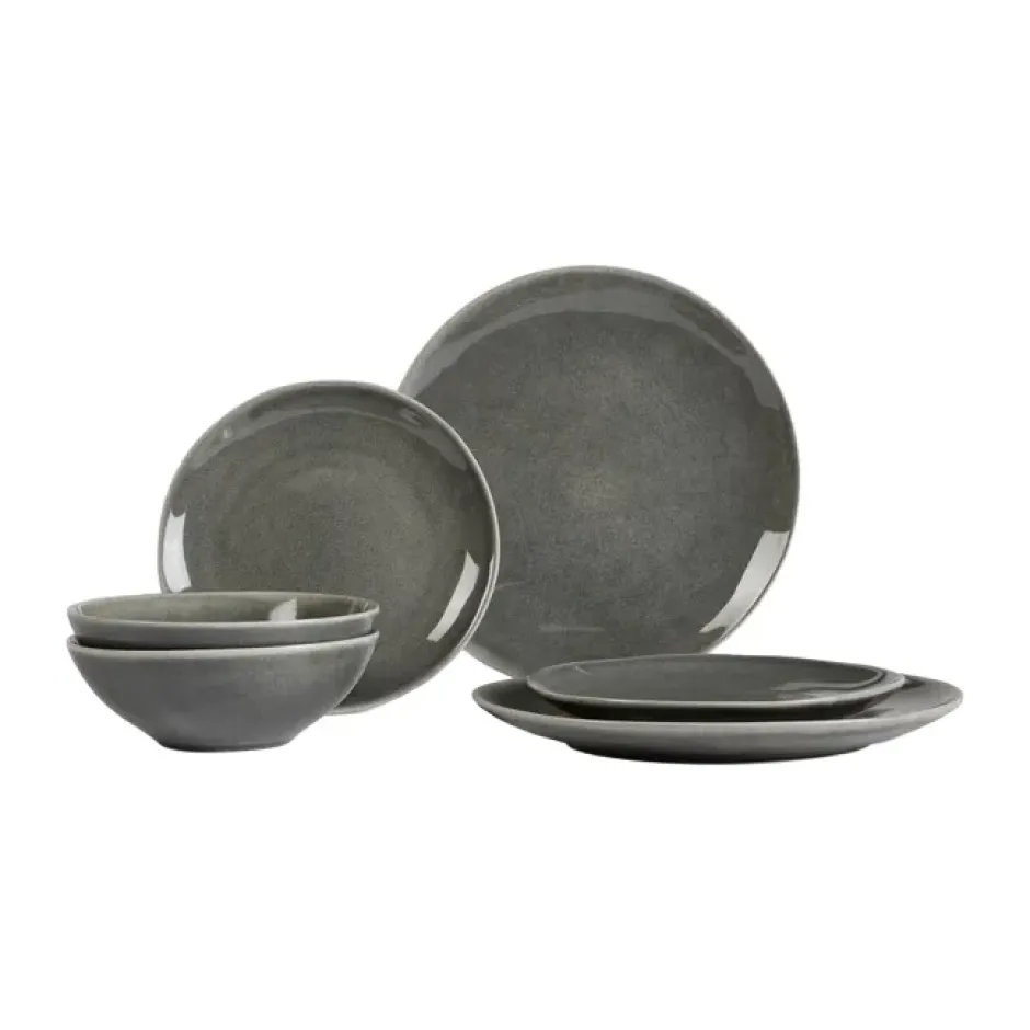 Nordic Rain dinnerset för två, 6 delar