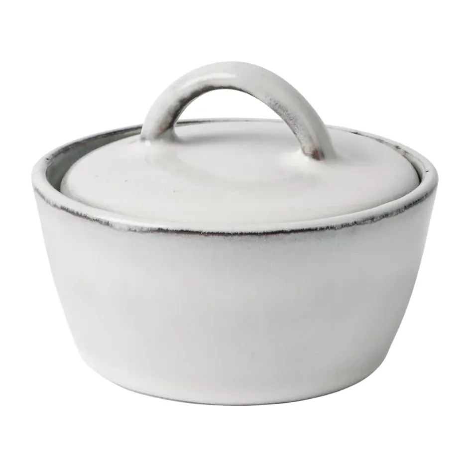 Nordic Sand skål med lock, Ø8 cm