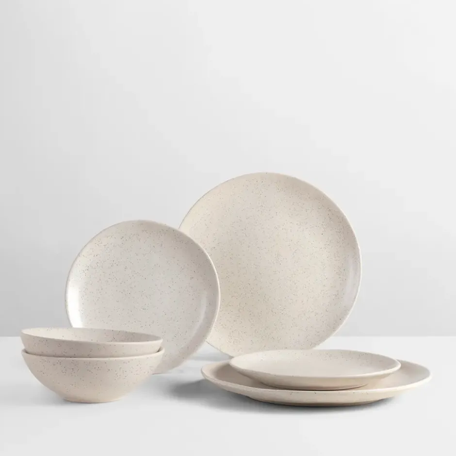 Nordic Vanilla dinnerset för två, 6 delar