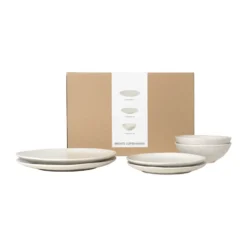 Nordic Vanilla dinnerset för två, 6 delar
