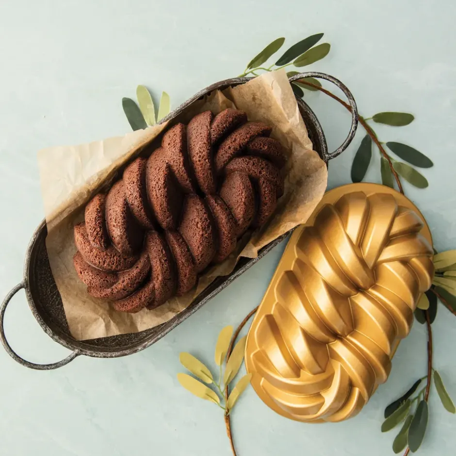 Nordic Ware Braided brödform 1,4 L, Guld