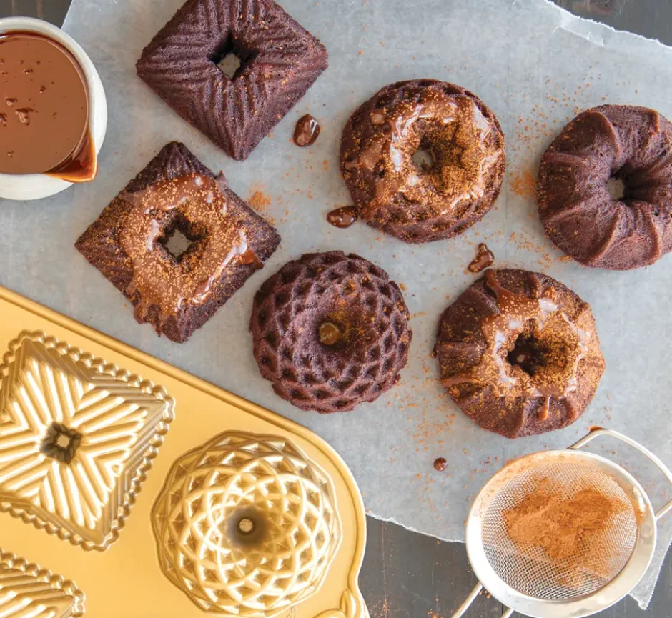 Nordic Ware geo bundtlette bakform, 0,8 L