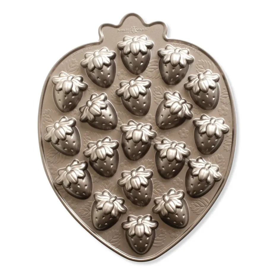 Nordic Ware strawberry bites bakform, 0,4 L